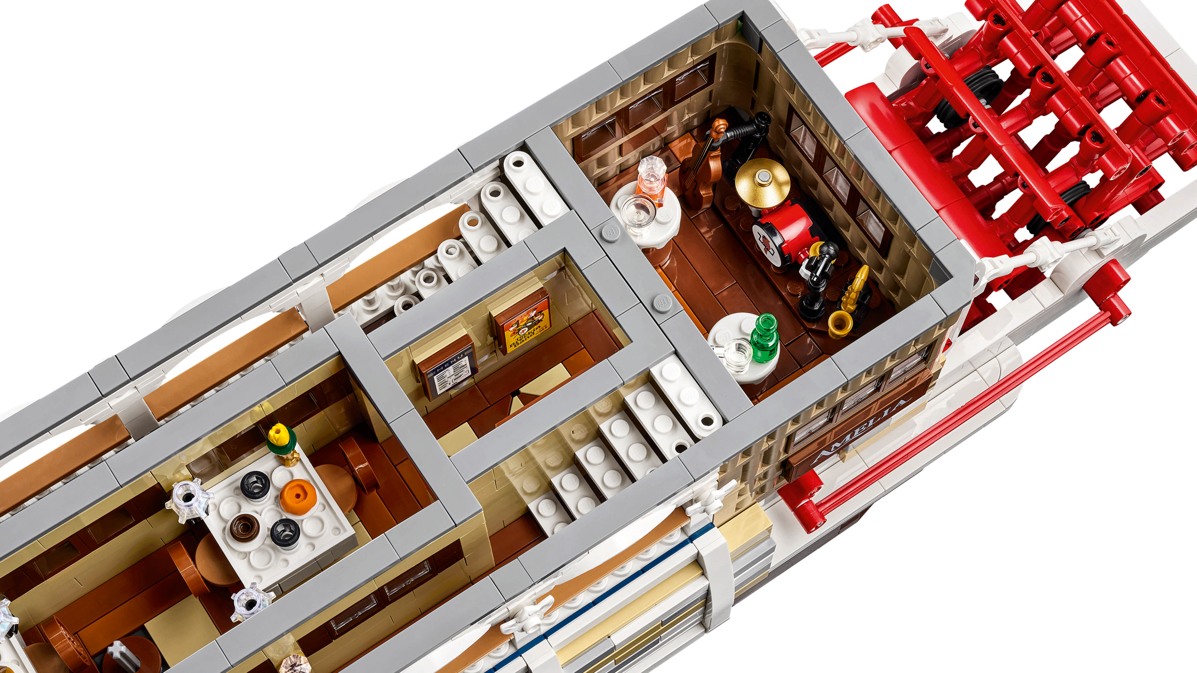 LEGO River Steamboat 4090 Piece Model, imported from the UK