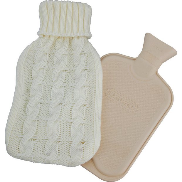 Chunky knit hot water bottle 1.8 litre (British brand)