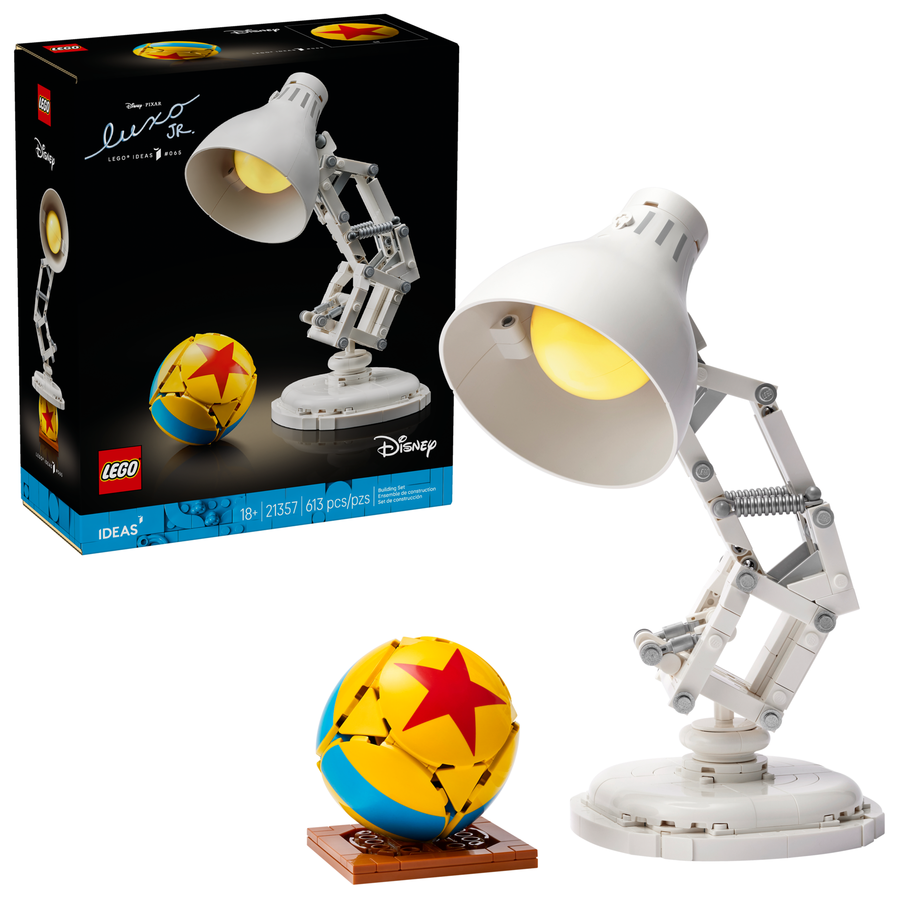 LEGO Disney Pixar Luxo Jr. 613 Pieces - British product