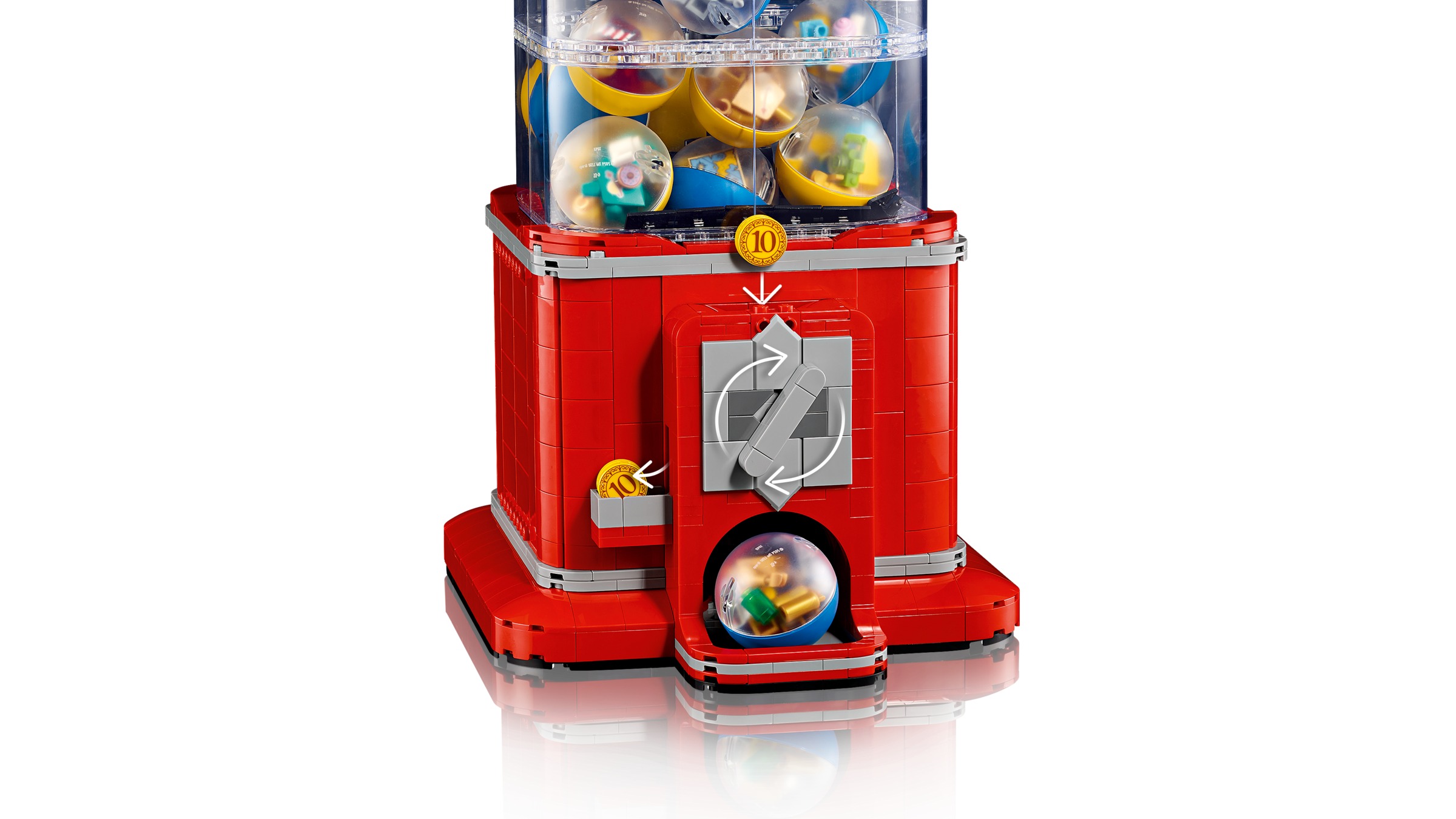 LEGO Minifigure Vending Machine 1343 Pieces Set, imported from the UK