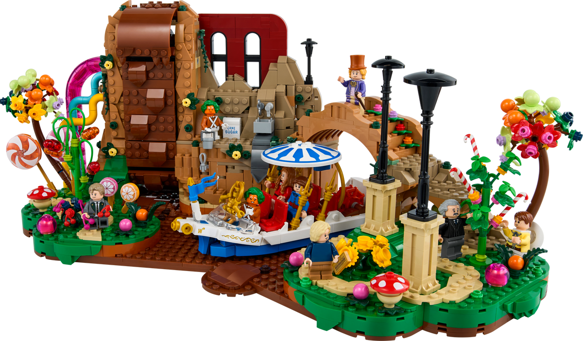 LEGO Willy Wonka Chocolate Factory Building Set 2025 Pieces (British brand)