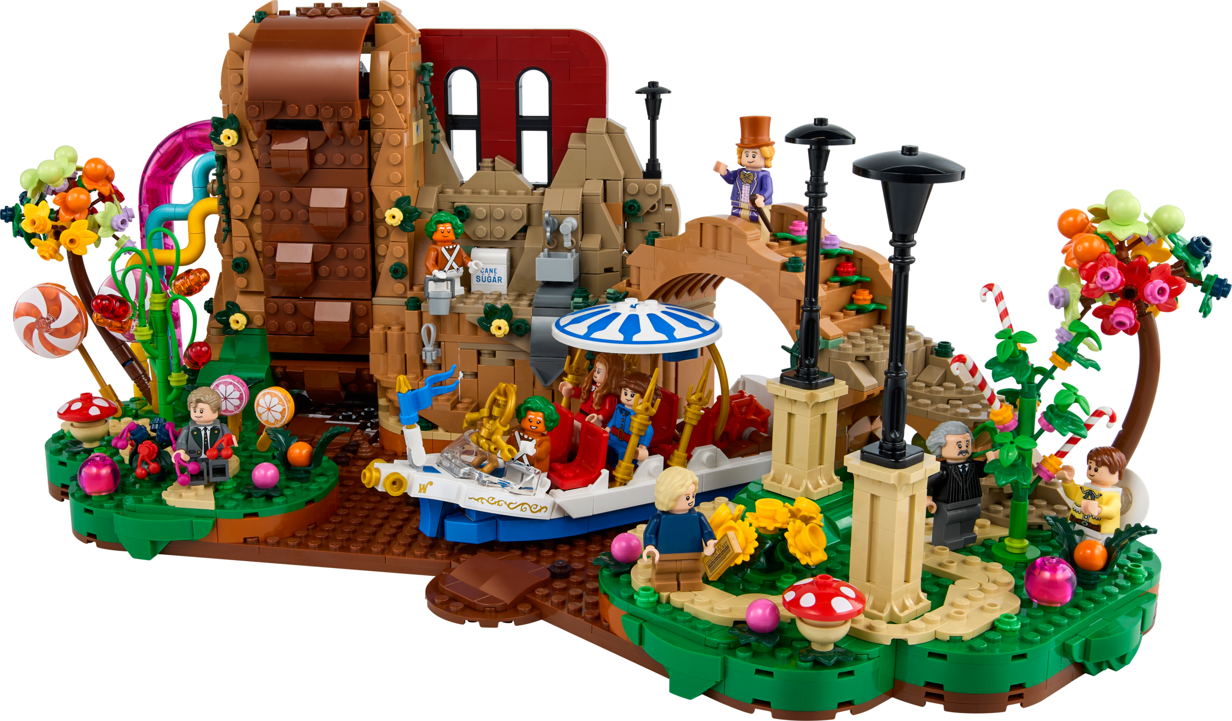 LEGO Willy Wonka Chocolate Factory Building Set 2025 Pieces (British brand)