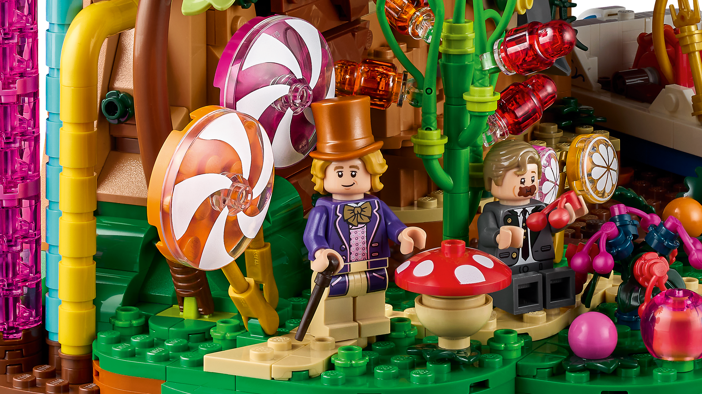 LEGO Willy Wonka Chocolate Factory Building Set 2025 Pieces (British brand)