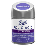 Boots Folic Acid + Vitamin D Tablets - 180 Tablets GOODS Boots   