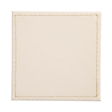 Habitat Faux Leather Reversible Natural Coasters 4pk GOODS Sainsburys   