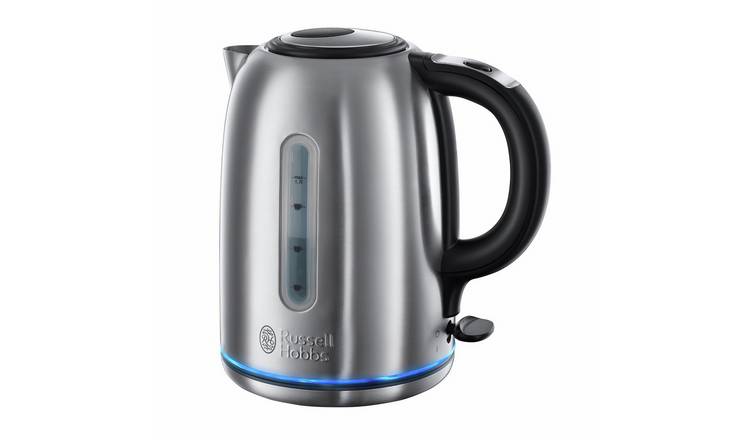 Russell Hobbs stainless steel quiet boil kettle 1.7 litre (British brand)