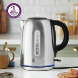 Russell Hobbs stainless steel quiet boil kettle 1.7 litre (British brand)