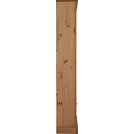 Argos Home solid pine 2 drawer bookcase 180cm high - British product