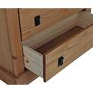 Argos Home solid pine 2 drawer bookcase 180cm high - British product