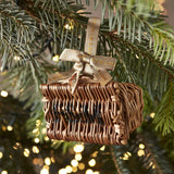 Fortnum's mini hamper Christmas ornament 10cm wide - British product