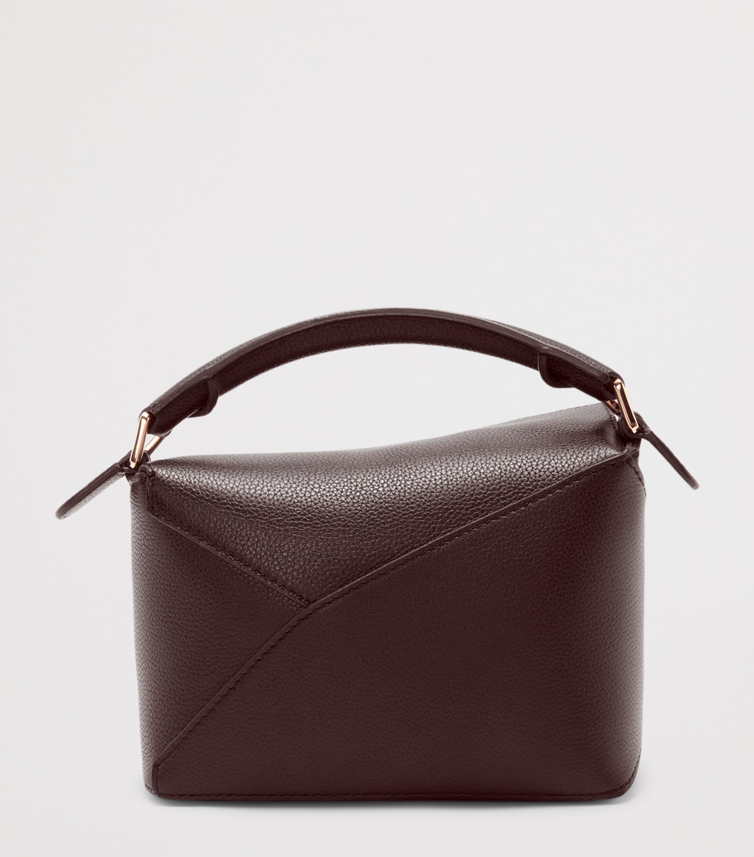 LOEWE mini leather puzzle top-handle bag, imported from the UK