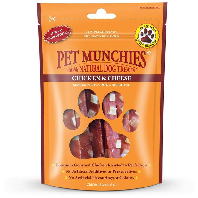 Pet Munchies Chicken & Cheese Dog Treats   100g GOODS M&S   