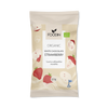 Organic raw white chocolate strawberry bar 8x50g, imported from the UK