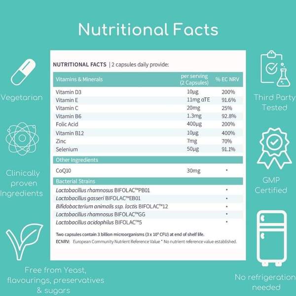 Nua Fertility NuaBiome Women - x3 Pack (180 Capsules) GOODS Superdrug   