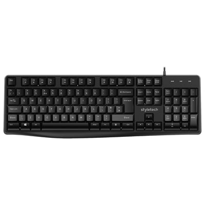 Argos StyleTech K100 Wired Keyboard - Black- Buy online at McGrocer