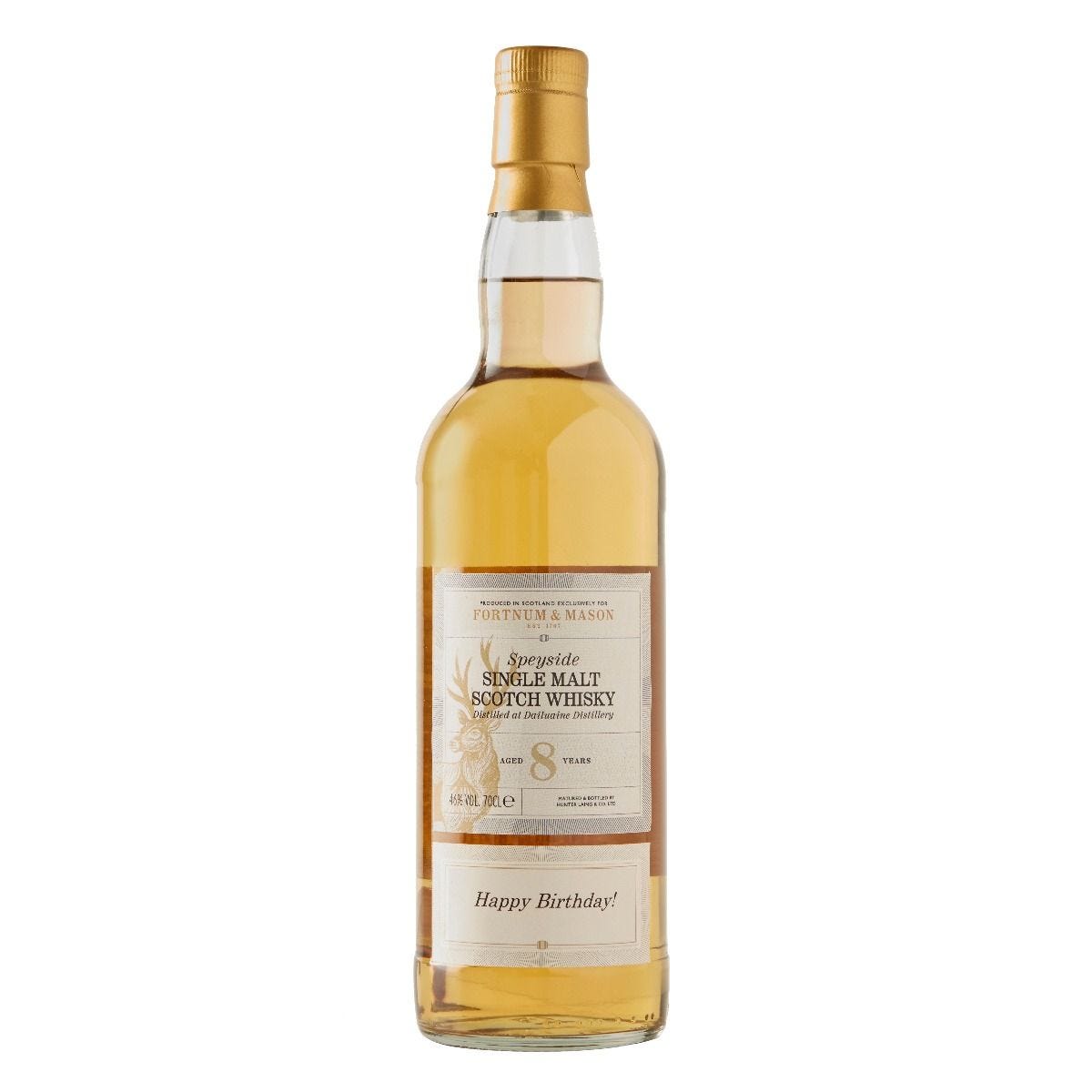 Fortnum's Speyside single malt whisky 70cl, imported from the UK