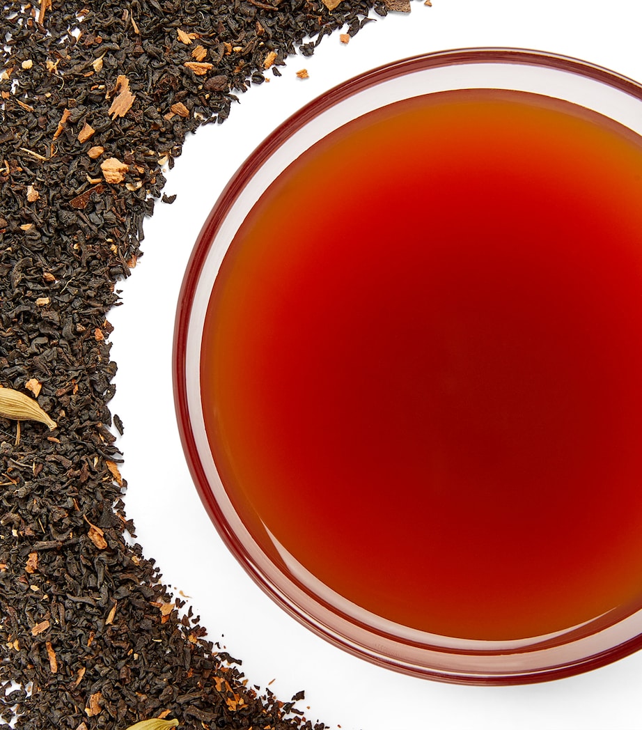 Harrods Masala Chai flavoured black loose leaf tea 125g, UK version