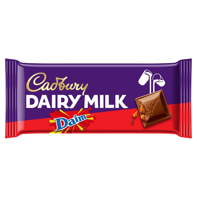 Cadbury Dairy Milk Daim Chocolate Bar   120g GOODS M&S   