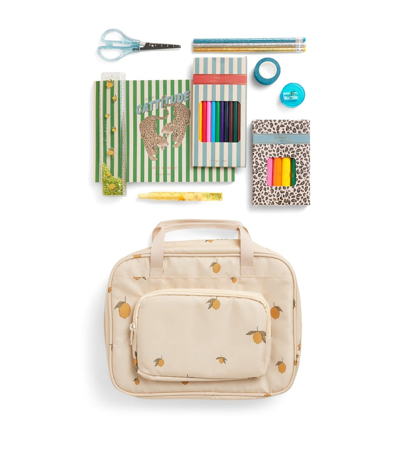 Konges Sløjd lemon print activity bag (British brand)