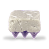 Lilac bar holder for shampoo bars, handmade jesmonite (British brand)