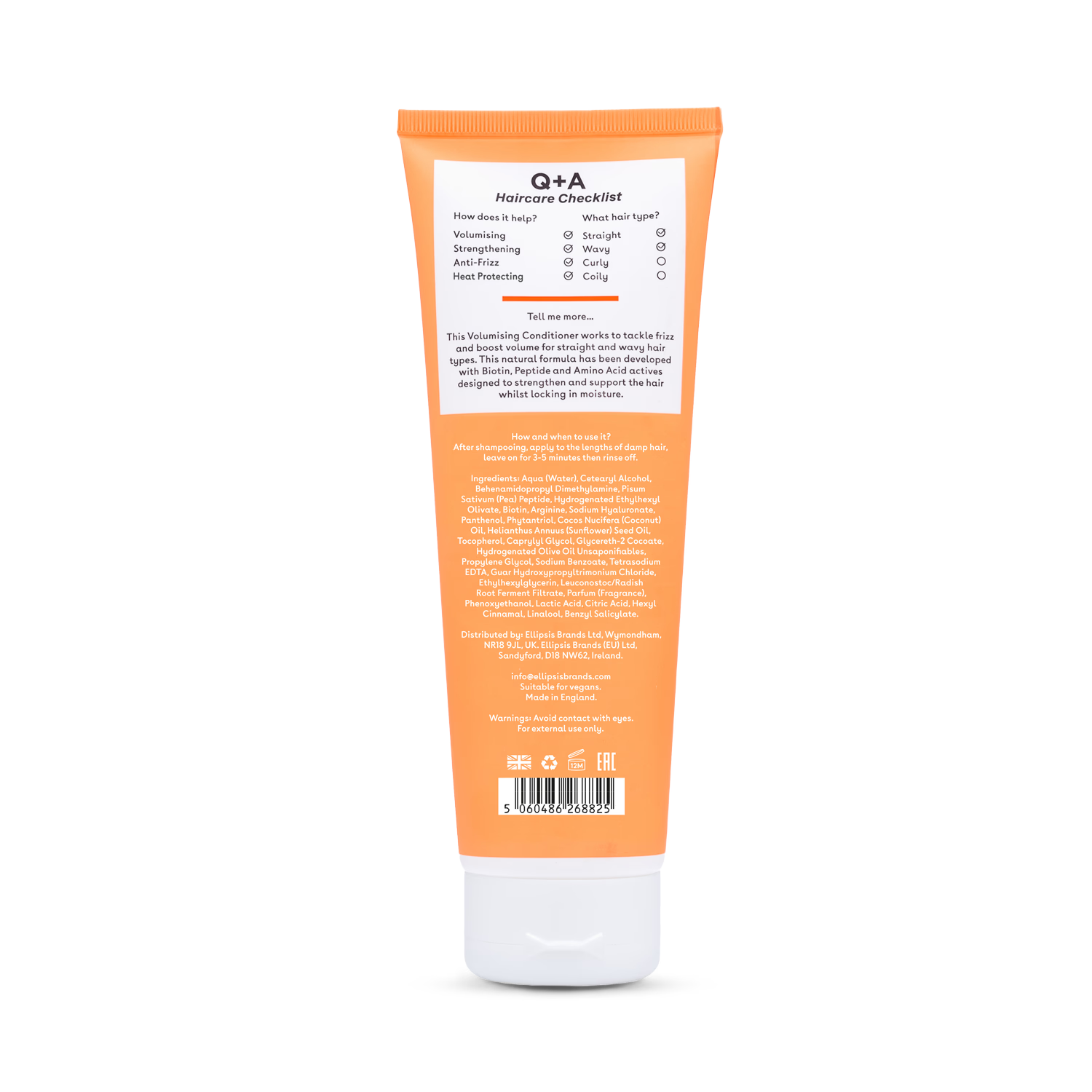 Q+A Volumising Conditioner 250ml (British brand)