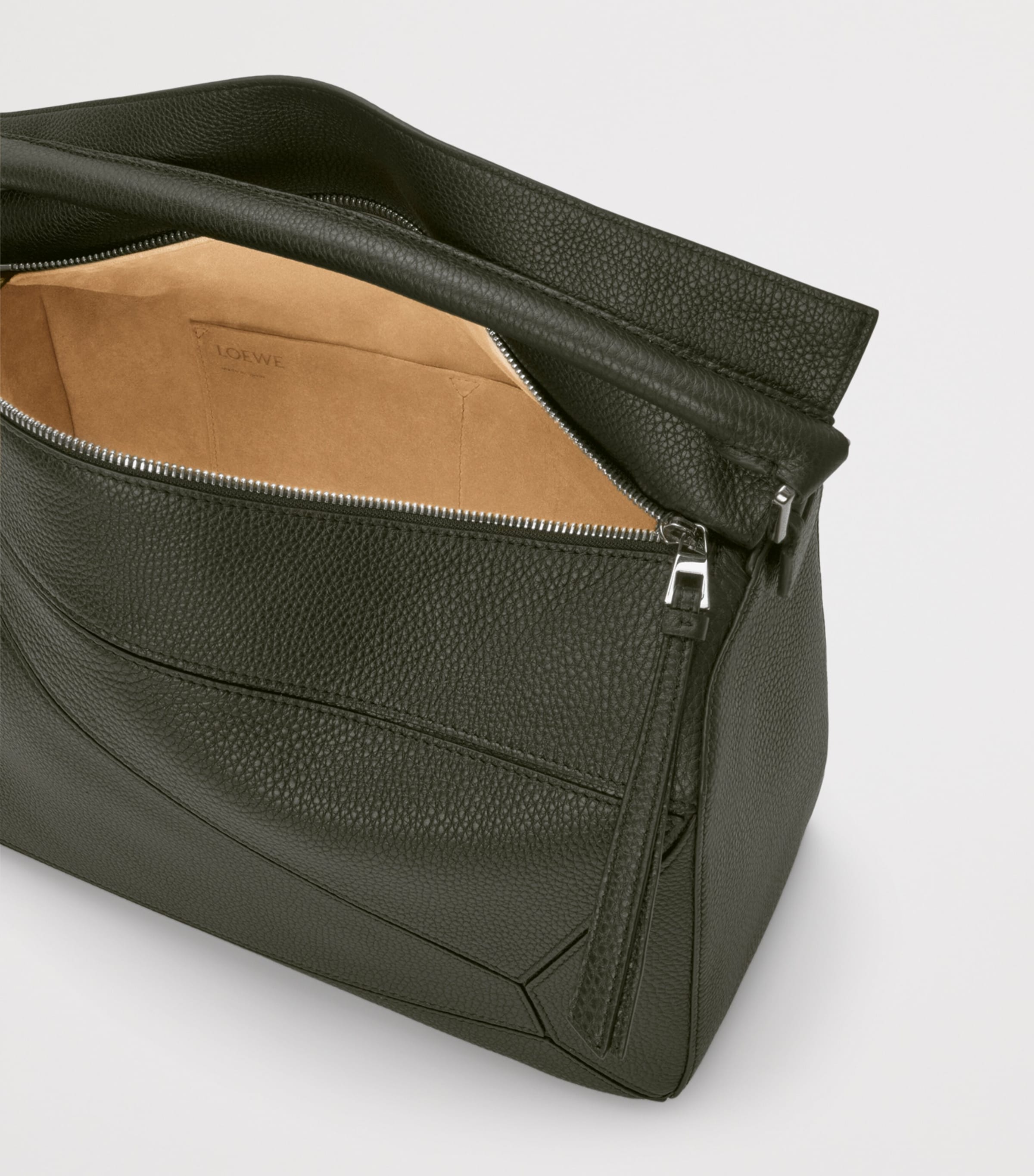 LOEWE Puzzle large leather top-handle bag, UK version