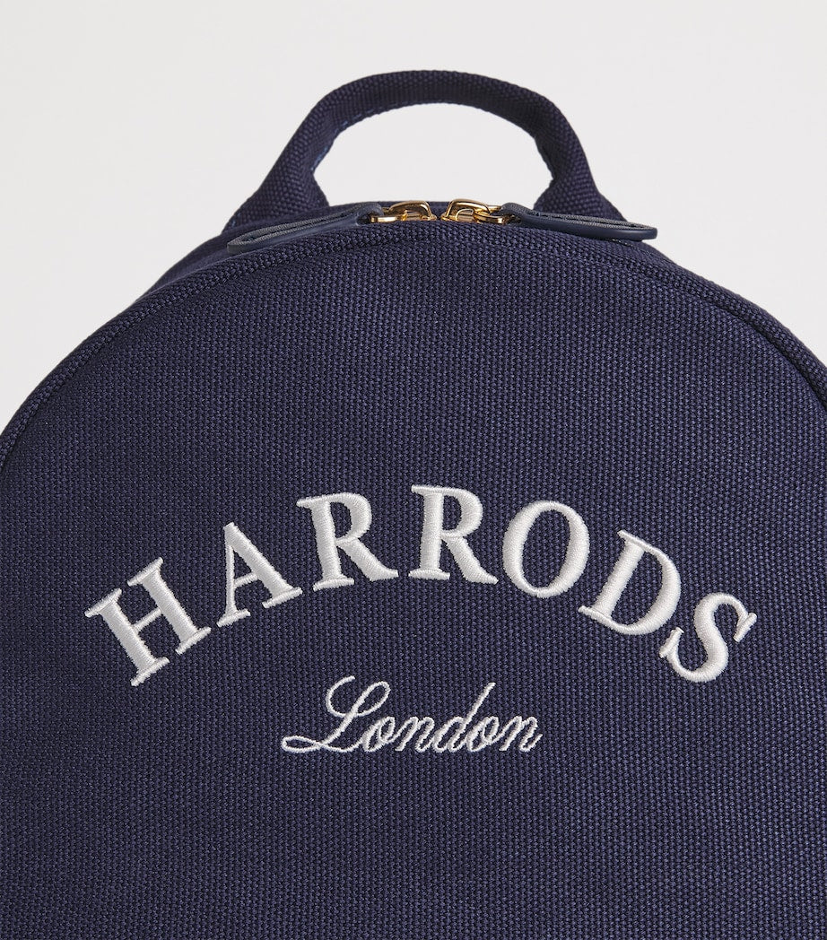 Sac à dos Harrods avec emblème brodé en coton - version UK