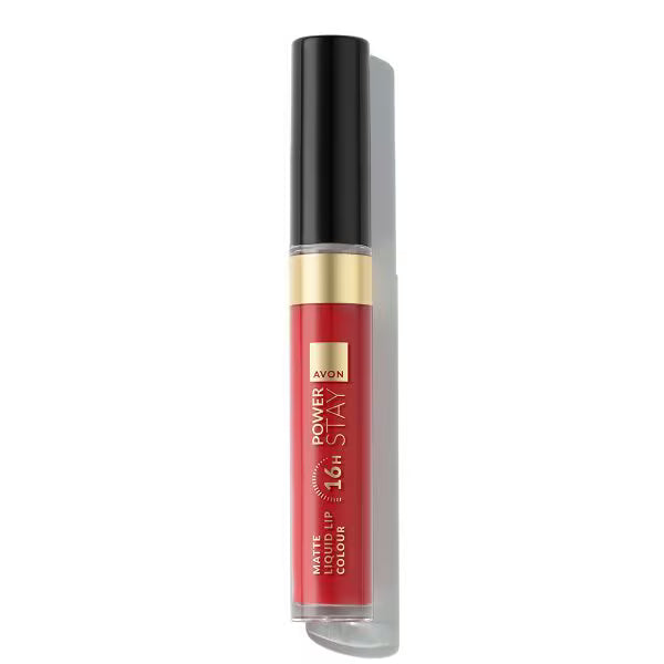 Avon Powerstay Liquid Lip More Than Red 6ml - British product