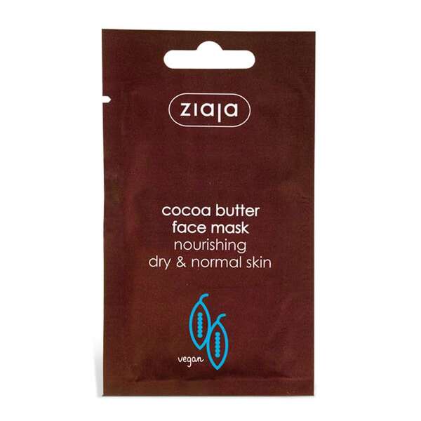 Ziaja cocoa butter face mask 7ml, imported from the UK