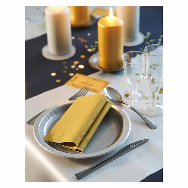 Gold Paper Napkins   20 per pack GOODS M&S   