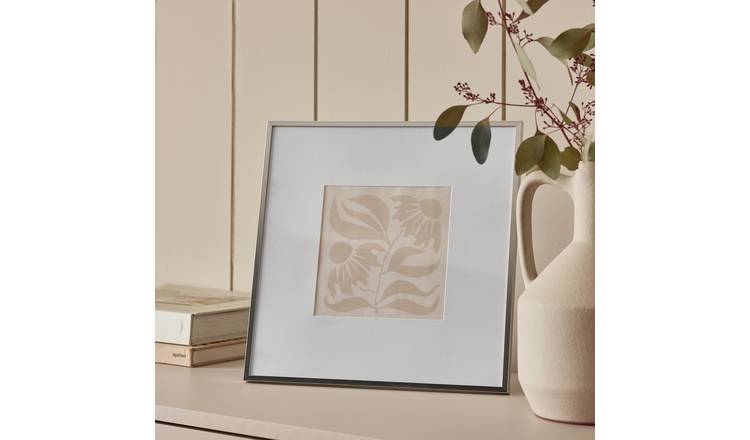 Habitat silver aluminium picture frame 6x6, UK version