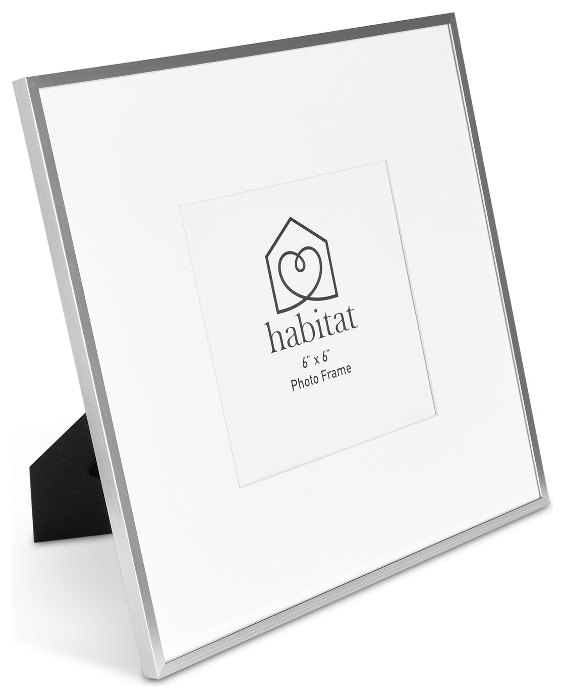 Habitat silver aluminium picture frame 6x6, UK version