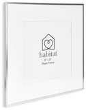 Habitat silver aluminium picture frame 40x40cm, UK version