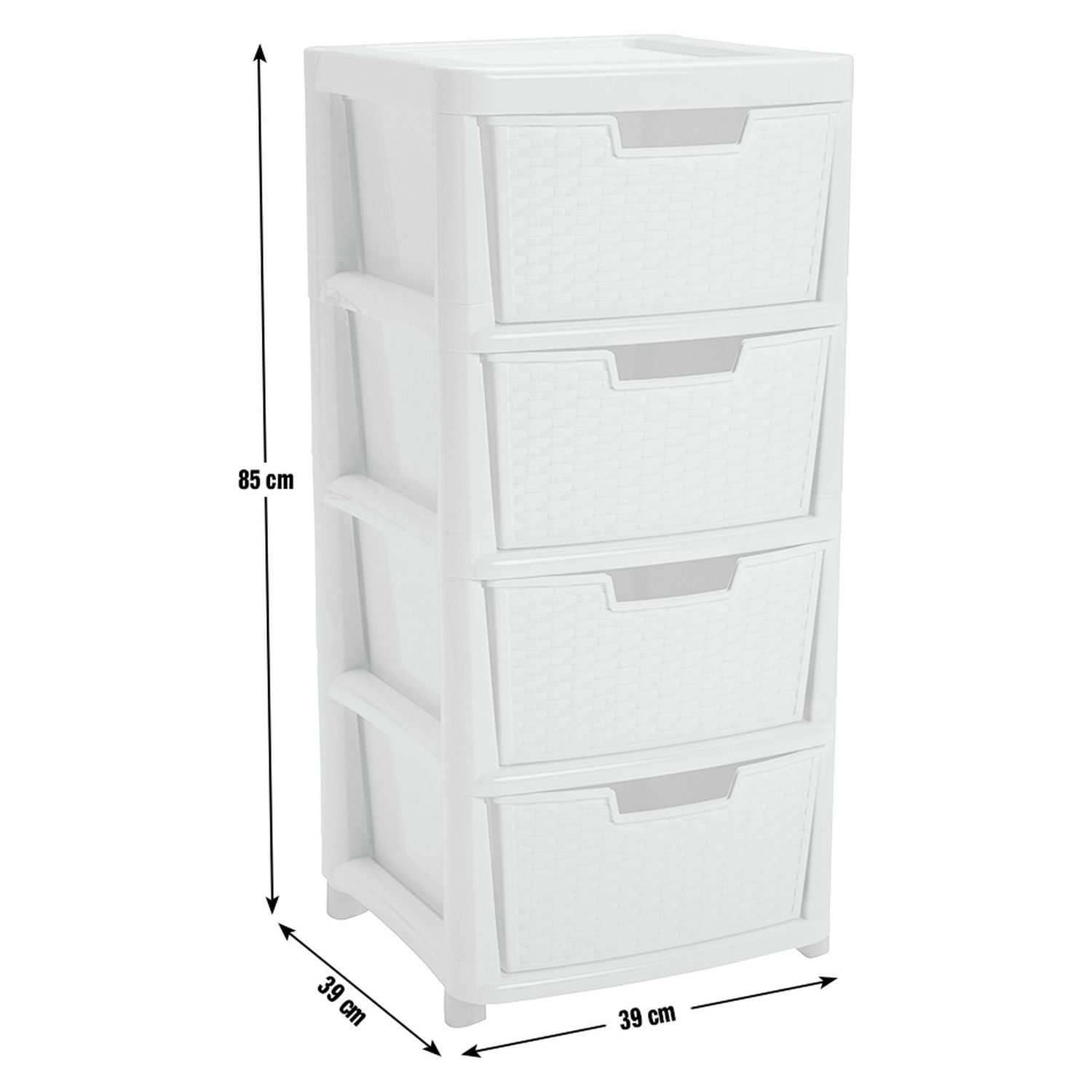 Argos Home rattan storage tower white 80L - British product
