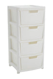 Argos Home rattan storage tower white 80L - British product