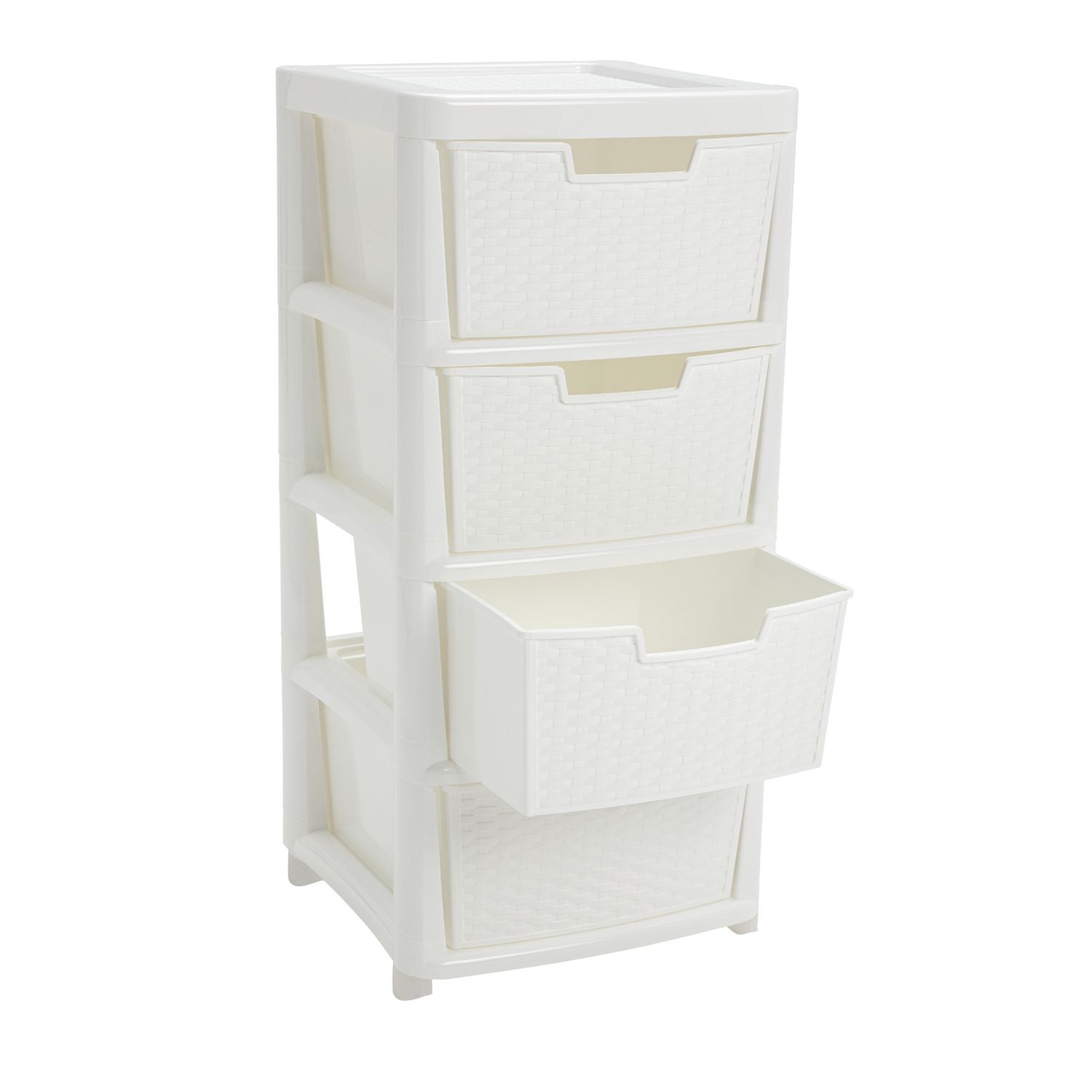 Argos Home rattan storage tower white 80L - British product