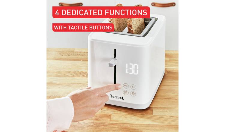 Tefal TT6931G0 Sense 2 Slice Toaster - White