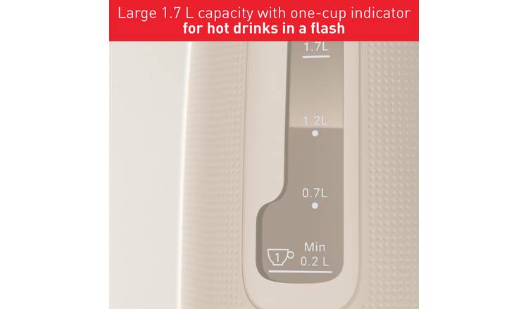 Tefal Morning Kettle cream 1.7L, imported from the UK
