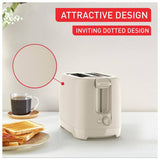 Tefal Morning 2 slice toaster in cream, UK version