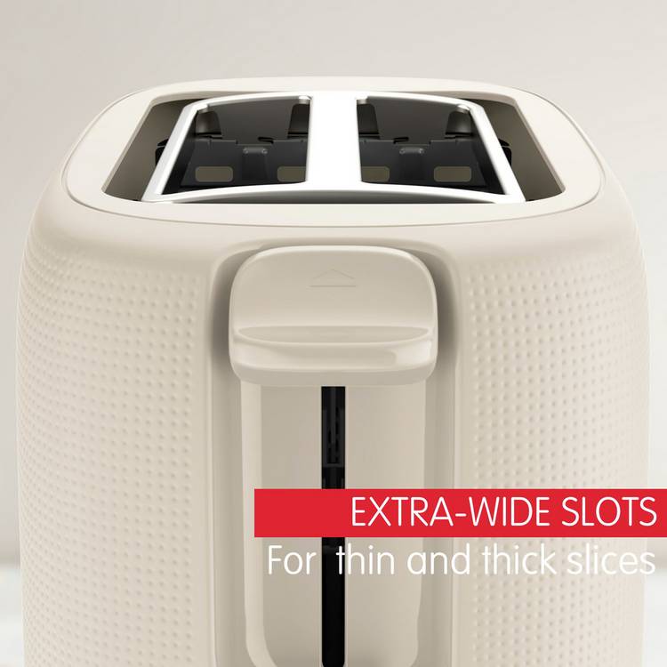 Tefal Morning 2 slice toaster in cream, UK version