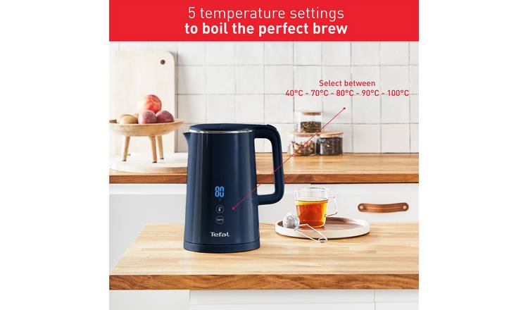 Tefal Sense Kettle navy blue 1.5l, UK version