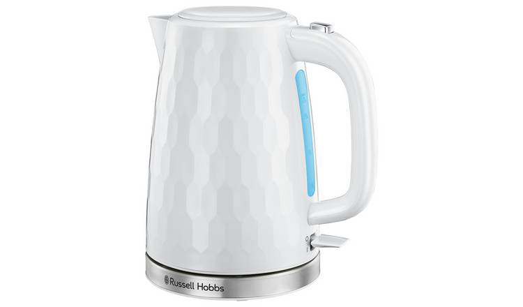 Russell Hobbs Honeycomb White Plastic Kettle 26050 GOODS Argos