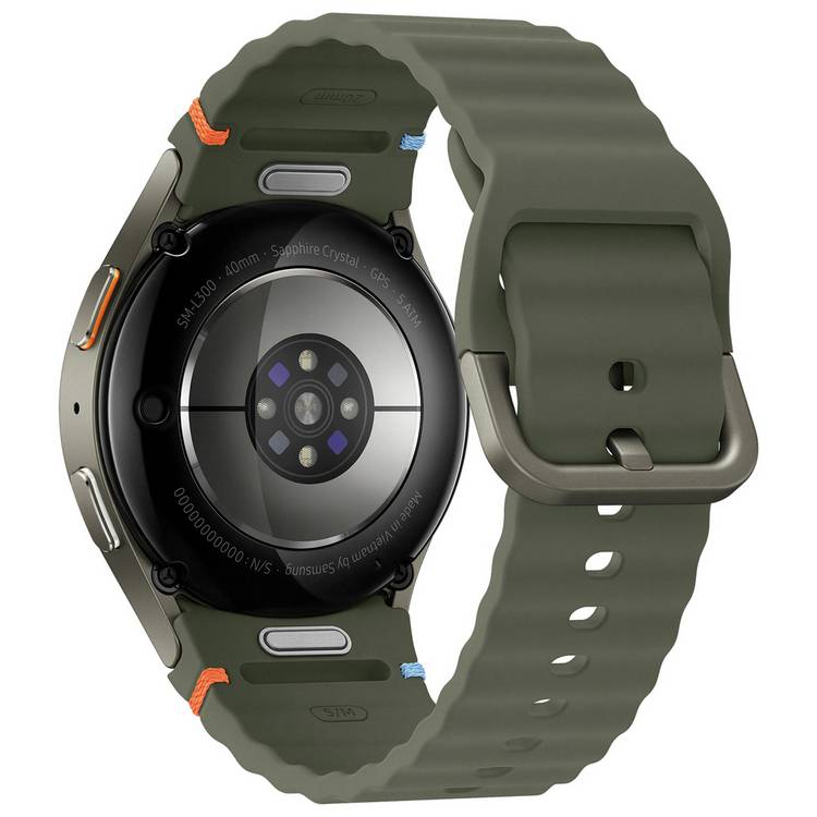 Samsung Galaxy Watch7 40mm green smart watch, imported from the UK
