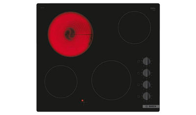 Bosch PKE611CA3E Elektro-Keramikkochfeld in Schwarz - 59,2 x 52,2 cm