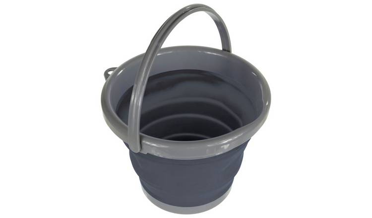 Regatta foldable bucket 5L Ebony Grey (British brand)