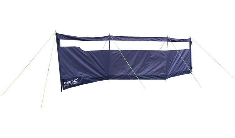Regatta steel windbreak Lead Grey H120xW495cm imported from the UK