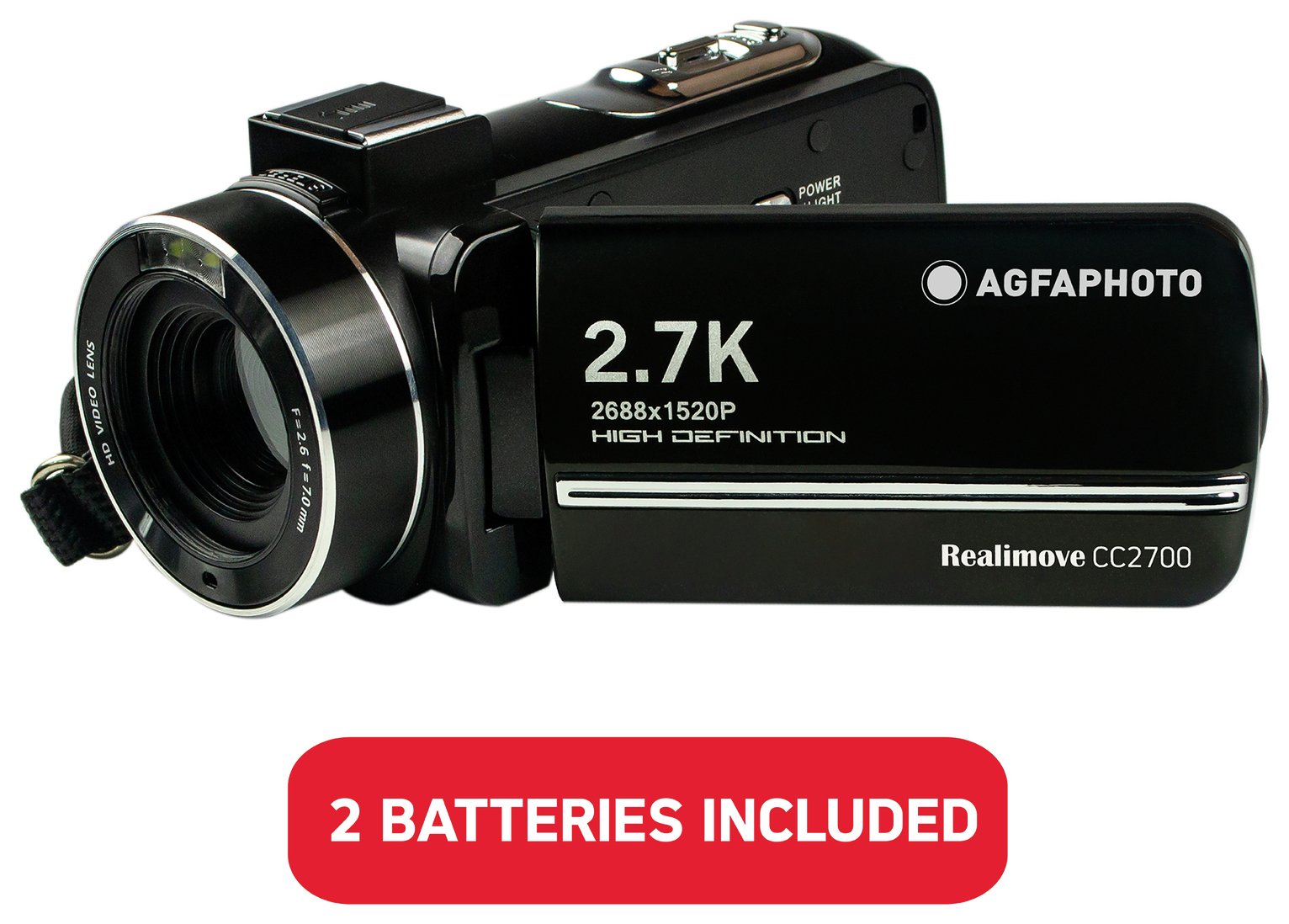 AGFAPHOTO CC2700 HD Camcorder Black - British product