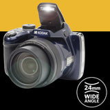 KODAK PIXPRO AZ528 bridge camera blue 52x zoom, UK version