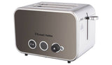 Russell Hobbs Luna 2 Slice Toaster Titanium - British product
