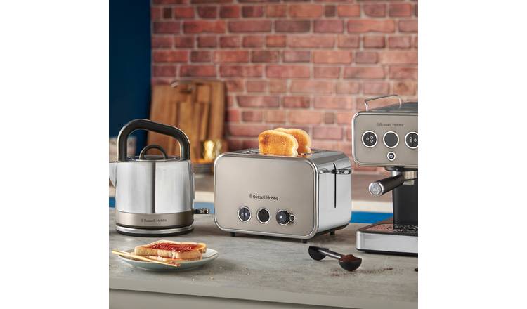 Russell Hobbs Luna 2 Slice Toaster Titanium - British product